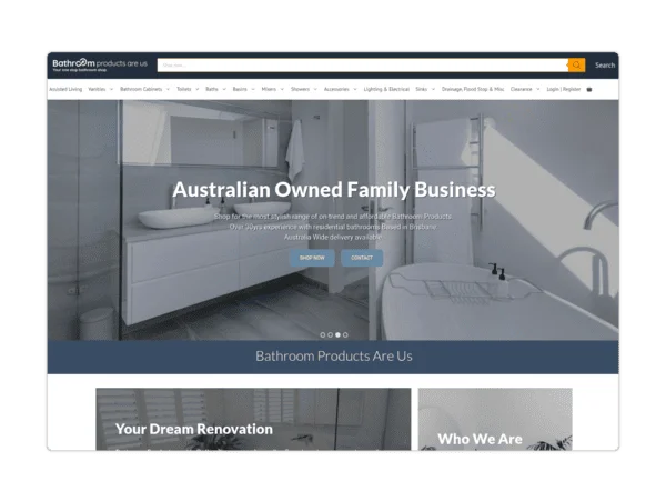 ecommerce-website Bathroom Products Website